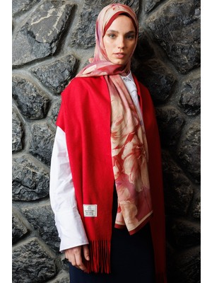 Mooncorn Rose Desen Hebei Ipek Şal