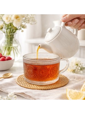 Homing Elisa Rustik Cam Kupa Bardak 242422