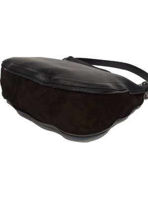 Atelier Terra Marea Espırıon Siyah | Hakiki Deri Kadın Tote ve Ince Askılı Omuz Çantası