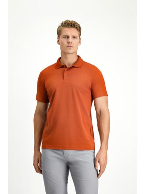 Polo Club Slim Fit Pamuklu Düz Polo Yaka Tişört