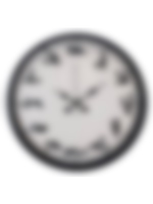 River World Pozisyonlu Duvar Saati Rengi Siyah