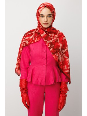 Mooncorn Frond Desen Hebei Ipek Şal