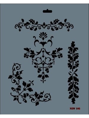 Pazarcan Rich New Seri N105 Stencil 35X25 cm
