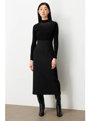 Ekol Yırtmaçlı Parçalı Etek 2013