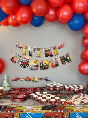 Cars Temalı Doğum Günü Parti Seti