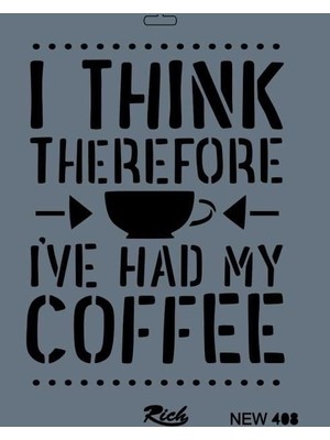 Pazarcan Rich New Seri N408 Stencil 35X25 cm