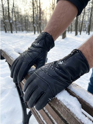 Şapkacımadam Erkek Suni Deri Eldiven