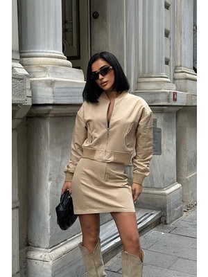 Lijuri Brooke Ribanalı Mini Etek Takım 9941 R2-H-K4