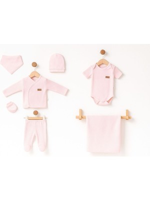 0-3 Ay Bebek Yenidoğan 7 Parça Takım Hastane Çıkışı 100% Pamuk Bebek Doğum Hediyesi