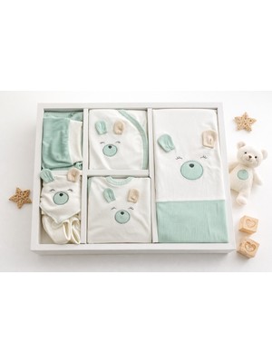 Yeni Doğan 10 Lu Hastane Çıkış Seti Zıbın Seti Bebek Hastane Çıkışı Hediyelik Hastane Çıkışı