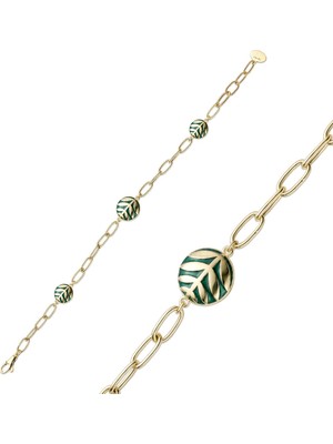 Yeşil Esinti Altın Bileklik