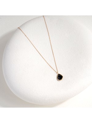 Gold Marley 14 Ayar Gece Damlası Altın Kolye