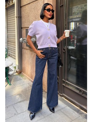 Lijuri Asterya Gold Düğmeli Triko Hırka 5182 R3-C-K5