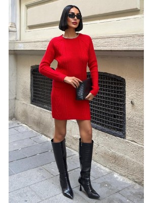 Lijuri Vinca Zincir Detay Sırt Dekolte Takım 9580-01 R3-F-K5