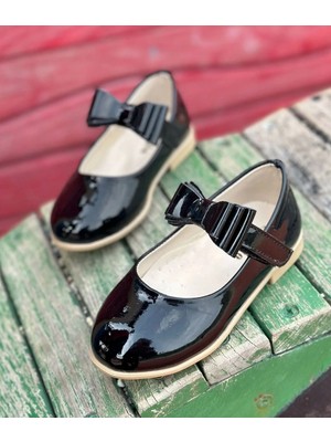 Surpie Shoes Fiyonk Detaylı Bantlı Ortopedik Çocuk Babet