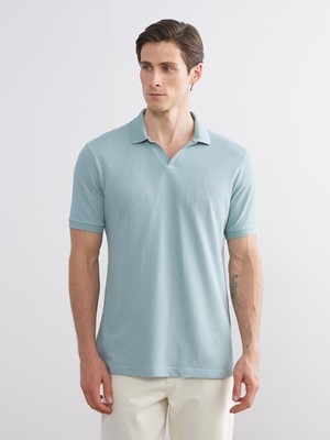 Lc Waikiki Yeni Sezon Polo Yaka Çizgili Penye Erkek Tişört