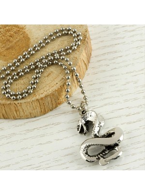 İlkyaz Fashion Yılan Metal Kolye