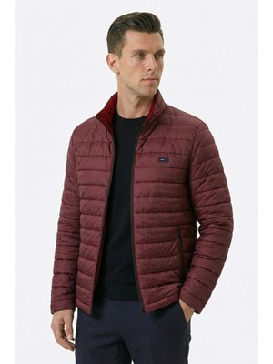 D1fference İçi Astarlı Cepli Jel Elyaf Su ve Rüzgar Geçirmez Şişme Kışlık Erkek Mont