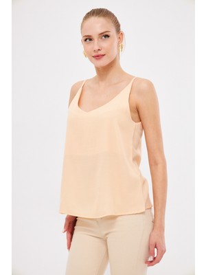 Armonika Kadın Somon Askılı Bluz ARM-17Y00005