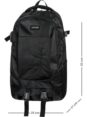 Barberri Spor Seyahat Günlük Outdoor Bel ve Omuz Destekli Çift Suluklu Laptop Bölmeli Dağcı Sırt Çantası