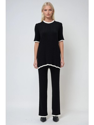 Lijuri Dex Örme Tshırt Pantolon Ikili Takım 9927 R1-N-K4