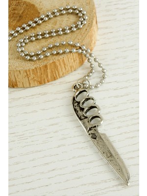 İlkyaz Fashion Bıçak Metal Kolye