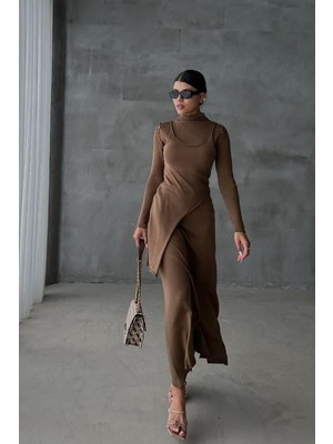 Lijuri Dasha Düğme Detaylı Midi Takım  9475-23 R4-D-K2