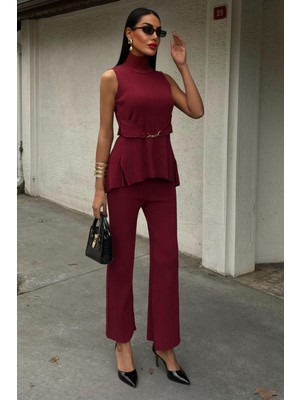 Lijuri Rose Dik Yaka Fitilli Takım 9946 R2-E-K5