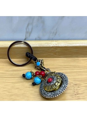 İlkyaz Fashion Mantra Çarkı Şans Anahtarlık ALK4465 ILKYZ-KRGRS34