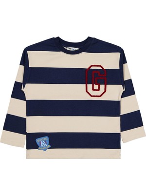 Civil Boys G Baskılı - Etiketli 10-13 Yaş Sweatshirt - Lacivert 12-13 Yaş