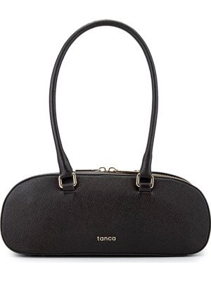 Tamer Tanca Kadın Hakiki Deri Kol Çantası 1178 4000 Bn Cnt SK25-26 Acı Kahve Cvl