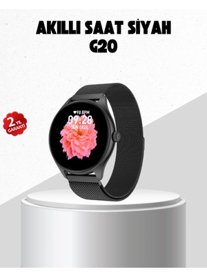 İlkyaz Fashion G20 Mini Akıllı Saat – Iphone & Android Uyumlu, Adım Sayar ve Uyku Takipli ILKYZ-KRGRS34
