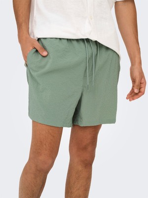 Only & Sons   ONSTED LIFE SOLID SEERSUCKER SWIM NOOS