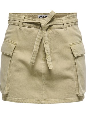 Only Onlprıme Mw Belt Cargo Skırt Pnt Kadın Gri Etek - 15348554