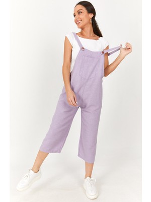 Armonika Kadın Açık Lila Bahçıvan Tulum ARM-20K001117