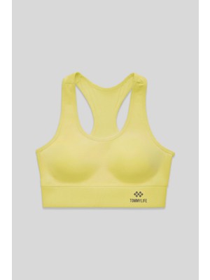 Tommy Life Limon Sırt Detaylı Dar Kalıp U Yaka Kadın Spor Büstiyer - 97120