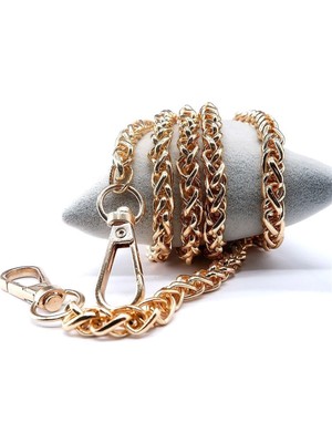 Orhan Çanta Örme Çanta Zinciri Gold - 5 Adet - 6 mm