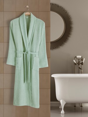 Eymir Home Collection Şalyaka Bukle Yetişkin Bornoz