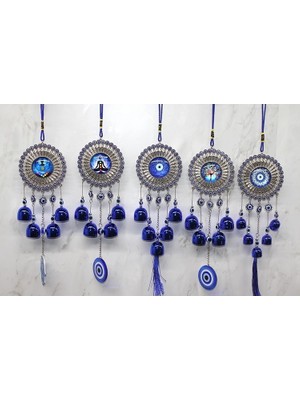 İlkyaz Fashion Metal Nazar Boncuğu Çan ALK3491 ILKYZ-KRGRS34