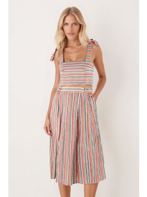 Armonika Kadın Turuncu Büstiyer Etek Ikili Takım ARM-25Y001092