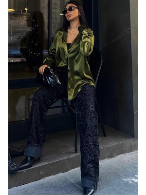 Lijuri Premium Saten Gömlek 3438 R11-G-K2