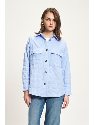 Lijuri Cep Detaylı Dokulu Gömlek 3487 R3-H-K2