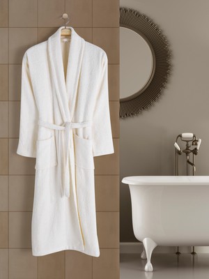 Eymir Home Collection Şalyaka Bukle Yetişkin Bornoz