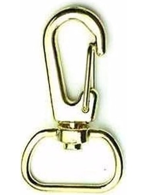 Orhan Çanta Gold Makrome Anahtarlık Aparatı 90 Adet Telli Kanca Klipsi Anahtarlık Halkası