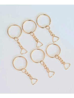 Orhan Çanta Gold Anahtarlık Halkası Üçgen Aparatılı 100 Adet