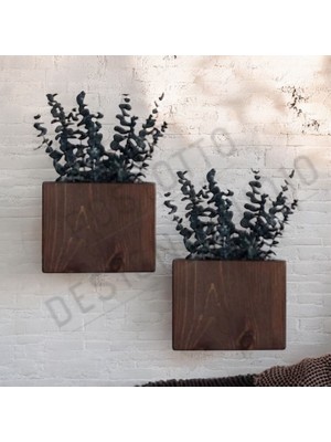 PostOtto Design Studio Duvara Monte Vazo 2'li 13X18X4