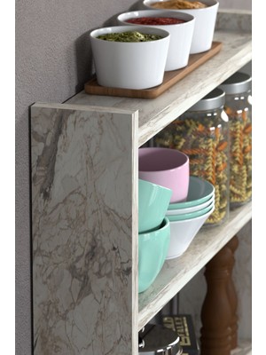 Mutfak Rafı Tezgah Üstü Organizer Efes