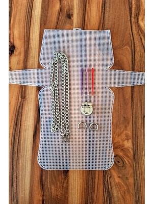 Orhan Çanta Solmaz ve Paslanmaz Aksesuarlı Büyük Boy Kanvas Çanta Set