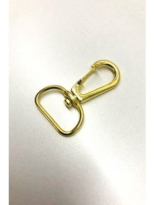 Orhan Çanta 30 Adet Gold Renk Makrome Anahtarlık Telli Kanca 4X2CM