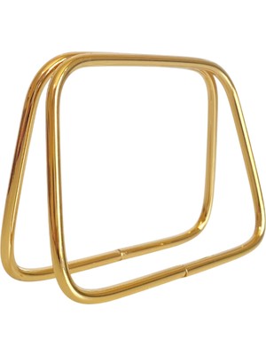 Orhan Çanta Kare Metal Sap (1 Çift)